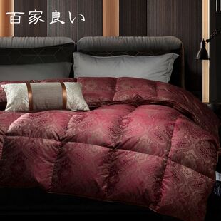 希尔顿酒店专用日本羽绒被95白鹅绒冬被单人双人加厚保暖鹅绒被酒