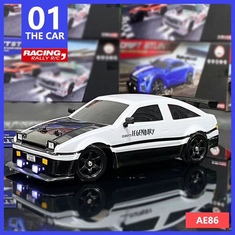 2.4G遥控器AE86四驱漂移赛车充电动高速男孩儿童玩具汽车GTR模型 玩具/童车/益智/积木/模型 电动/遥控车 原图主图