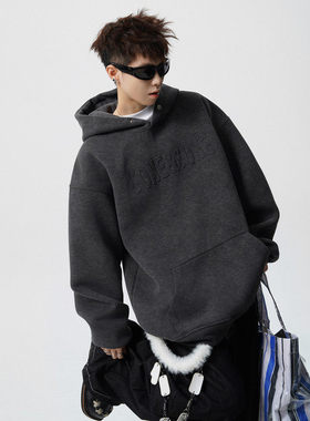 NORELIGION早起工作室物空宋松nans男装GOODBAI重磅380克连帽卫衣