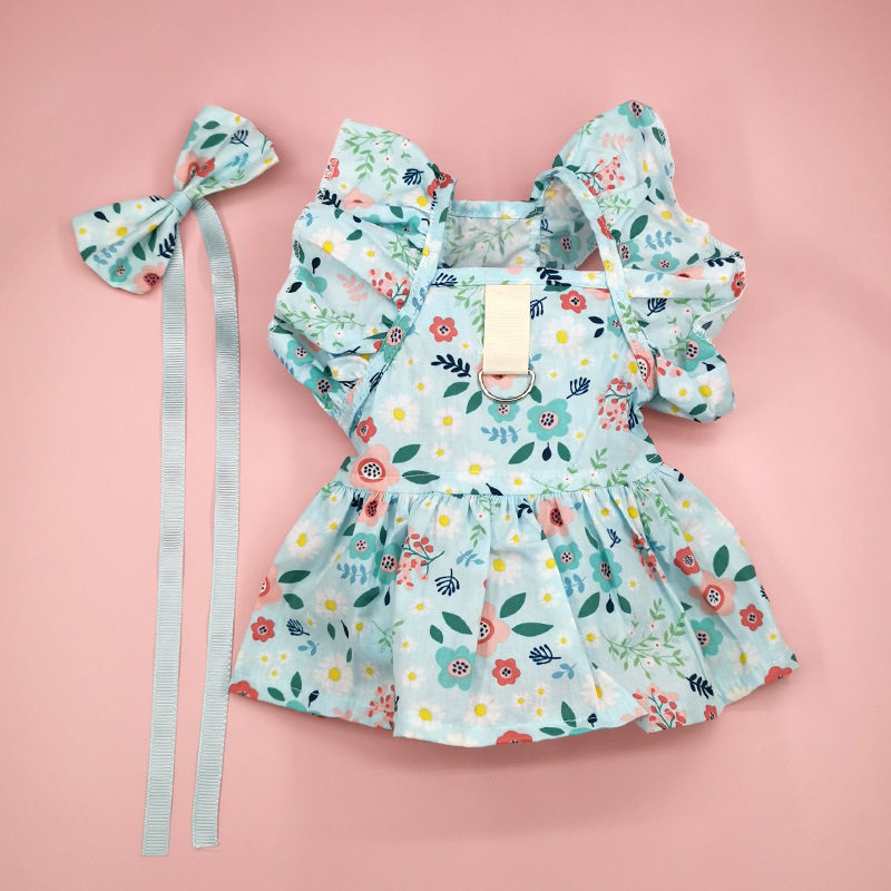 狗狗衣服春夏季薄款裙子洛丽塔公猫宠物服装/雨衣（新
