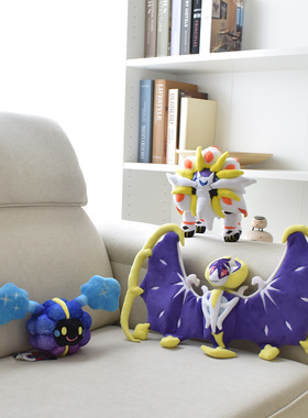 小精灵玩偶科斯莫古玩具月亮神娃娃白色太阳神索尔迦雷欧毛绒公仔