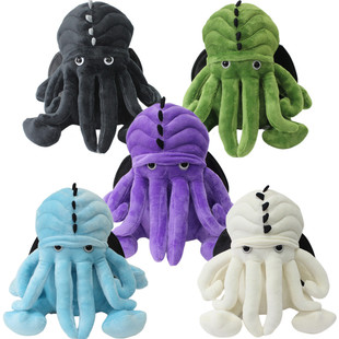 乌贼CthulhuCraft神话生物系列克斯鲁章鱼怪毛绒公仔儿童娃娃玩具