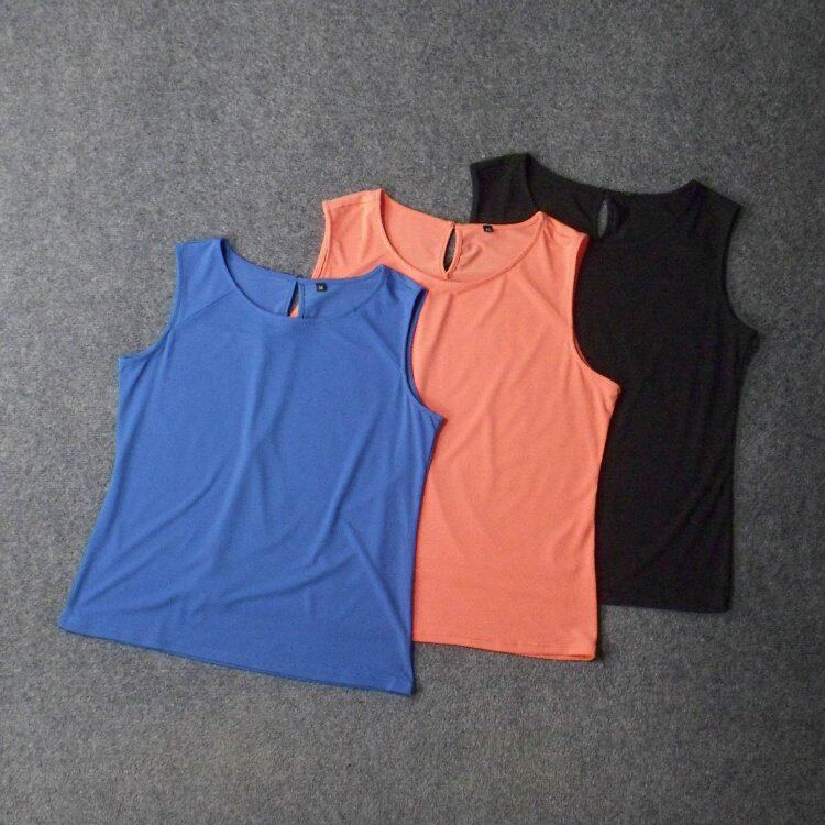 8301-好垂感 冰凉丝滑弹力针织女式大码超大码无袖背心