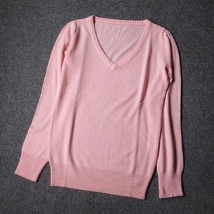 V领羊绒衫 5428 早春薄款 百搭长袖 柔软亲肤 针织毛衣羊毛衫