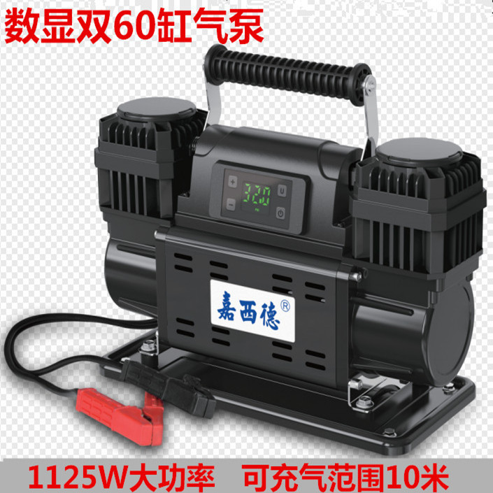 嘉西德双60缸充气泵预设充满自停