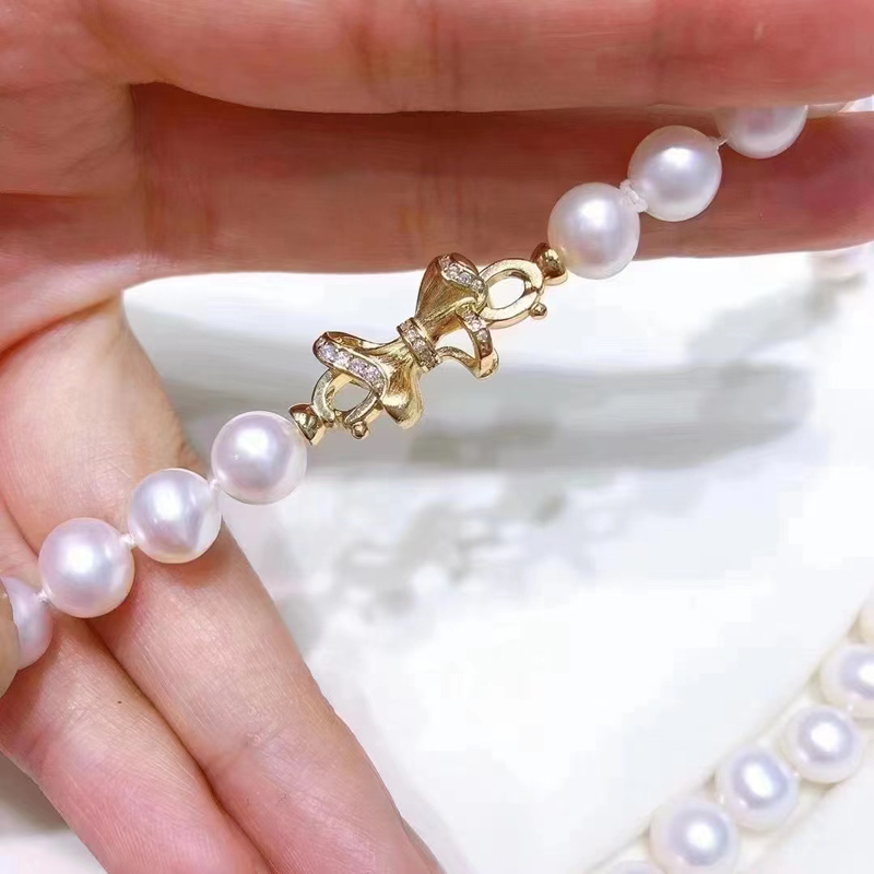 阿飞珍珠配件纯银扣工厂直销