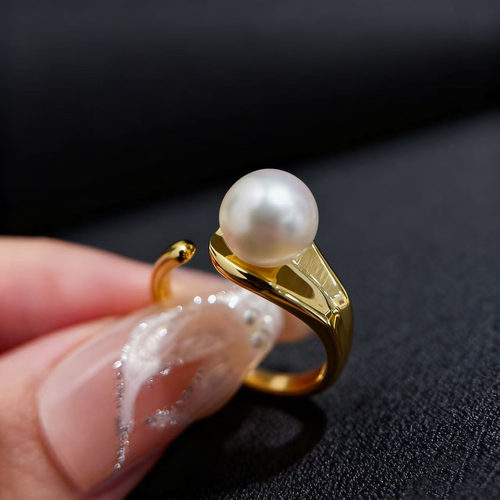 S925纯银戒指空托金色银色K金版