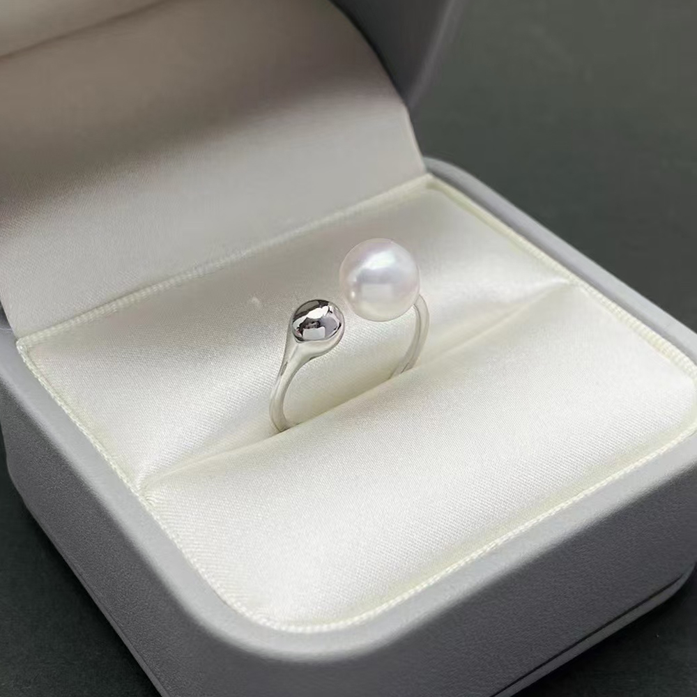 DIY珍珠配件S925纯银可调节