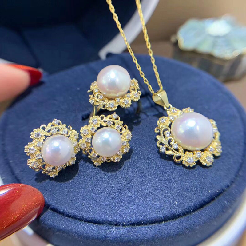 diy配件套装华丽遮瑕款戒指珍珠