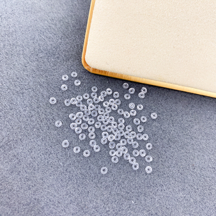 DIY珍珠配件 珍珠项链 手链垫片 防摩擦硅胶垫片 代替珍珠间打结