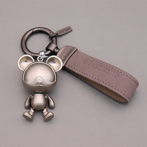 小熊金属可爱精致汽车挂件钥匙扣