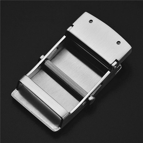 304不锈钢滚轴皮带扣头老式滚轴腰带扣头腰带头无孔无牙自动扣头