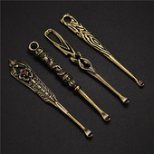 黄铜挖耳勺神器掏耳勺挖耳朵成人采耳工具不锈钢耳勺掏耳朵耳耙子