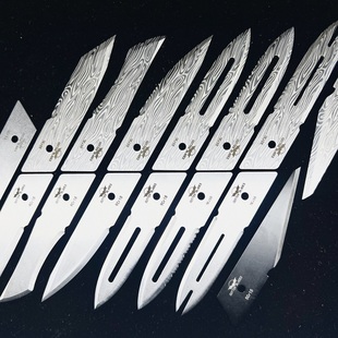 MG美工刀刀片9CR18水滴头几何头矛头半齿T头M390钢刀片CKB 2日本