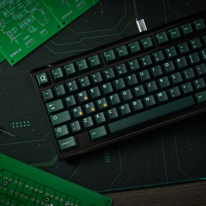 KeyKoboOHM纯绿色二色三色键帽