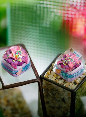 【ZD】客制化机械键盘 Dwarf Factory 杂草系列 手工树脂个性键帽