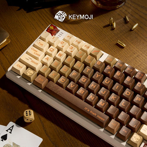 KEYMOJI左轮手枪主题键帽