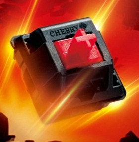【ZD】客制化机械键盘 樱桃Cherry HyperGlide五脚红轴HG红开关轴
