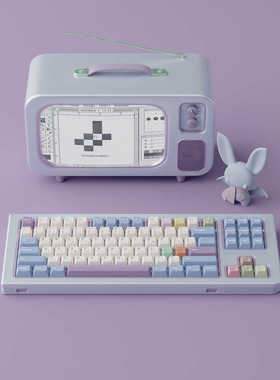 【ZD】TUTKEYS土酱设计师系列 PSer 粉紫色热升华原厂热升华键帽