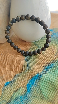 天然沉香包壳高油手串卡七单圈手链卡男女送礼重4.3克