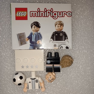 LEGO乐高 71014人仔抽抽乐德国足球队开封确认13号穆勒现货全新正
