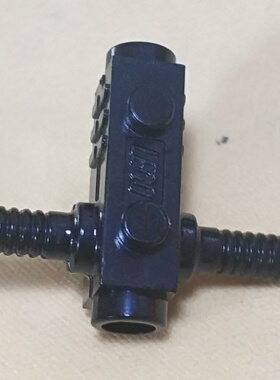 乐高LEGO 2516 零件武器链锯本体黑色塑料拼装积木玩具益智男二手