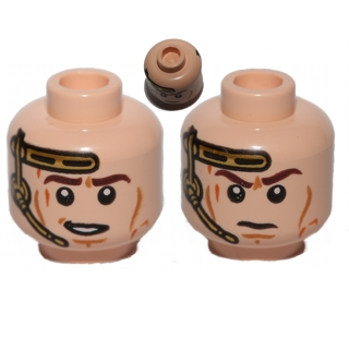 LEGO乐高 sw526星球大战阿纳金表情头塑料拼装积木玩具益智儿童新