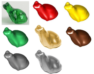 LEGO 乐高33320零件动物青蛙多种颜色新北京塑料拼装积木玩具儿童