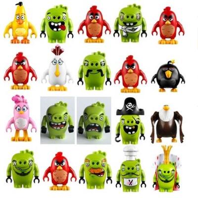 LEGO乐高ang006.ang011013愤怒的小鸟塑料拼装积木益智男孩儿童新