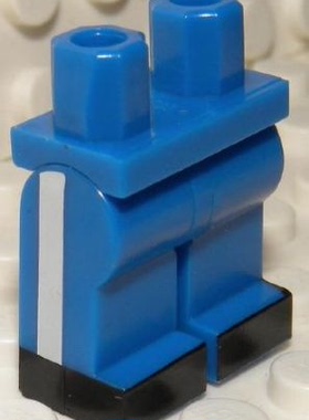 LEGO970c00pb0239乐高人仔腿侧面有印塑料拼装积木儿童玩具益智新