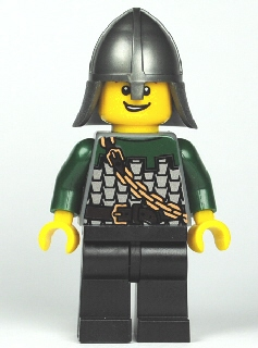 lego乐高cas463城堡人仔绿龙士兵塑料拼装积木玩具益智男孩儿童新