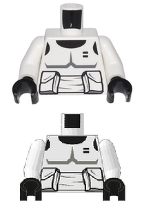 LEGO 973pb0587c01 乐高零件身体星球大战侦察兵克隆兵老款sw005