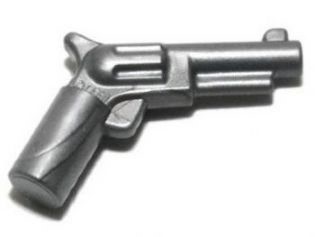 lego武器左轮手枪珠光深灰色乐高
