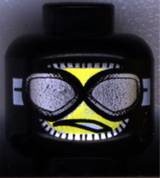 LEGO 乐高配件/零件 乐高 人仔头黑色3626bpb1888新