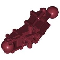 LEGO 50920乐高零件生化系列腿部深红色塑料拼装积木玩具益智男孩