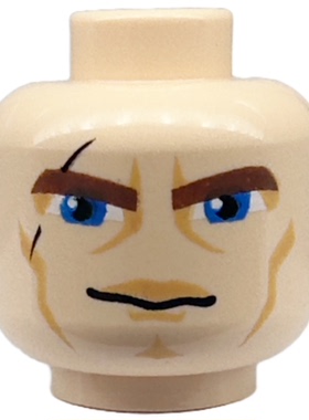 LEGO乐高 3626bpb0075零件星战阿纳金人仔表情头塑料拼装积木全新