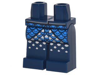 LEGO人仔人仔腿部白蓝色波浪花