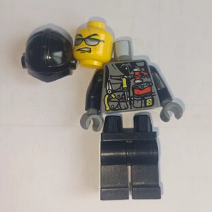 LEGO乐高 dino006人仔恐龙猎人“毒蛇”05年塑料拼装积木玩具儿童