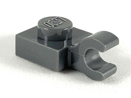 LEGO 61252乐高零件 1x1带夹口修正板多色塑料拼装积木玩具男孩益