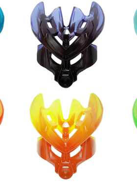 LEGO乐高19149pb0106生化战士面具多色塑料拼装积木玩具2手九新现