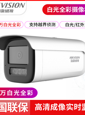 海康威视600万白光全彩手机远程监控室内外网络摄像头3T66WDV3-L