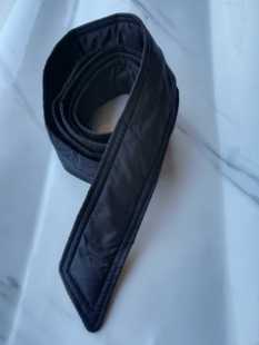 定做新款秋冬羽绒服加棉束腰布料腰封腰带简约百搭系蝴蝶结腰饰