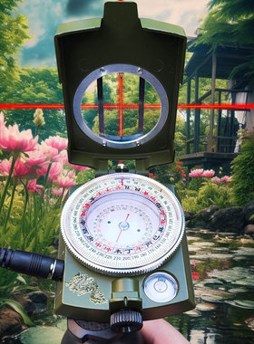 十字激光定位二十四山自动罗盘24山行山专业版高精准多功能指南针