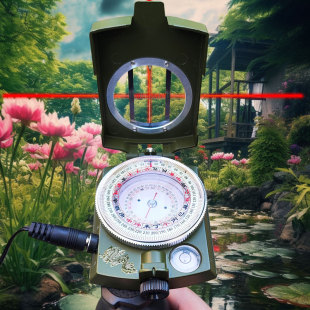 十字激光定位二十四山自动罗盘24山行山专业版高精准多功能指南针