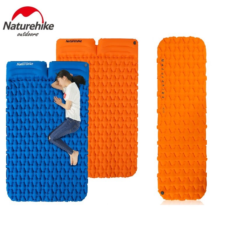 naturehike挪客轻量化气垫单双人充气防潮垫户外露营帐篷蛋巢睡垫