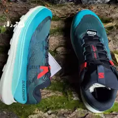 Salomon Trail Running Shoes Salomon Men's Mountain Running Non-Slip Sports Shoes Breathable and Grippy Ultra Glide 2