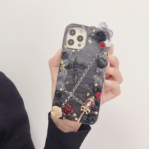 手机壳奶油胶妖精的宝石