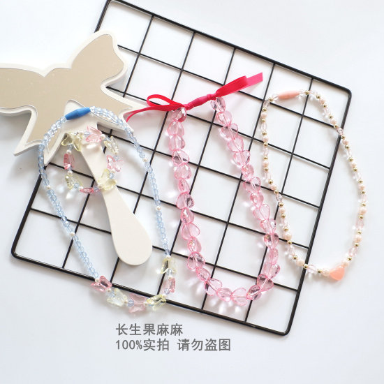 夏日可爱儿童亚克力塑料项链女宝宝配饰女童饰品小童首饰合适2岁+