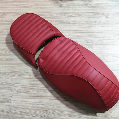 标致QP150T-C-2C-3C 姜戈通用驾驶员鞍座 乘客坐垫 红色 原厂配件