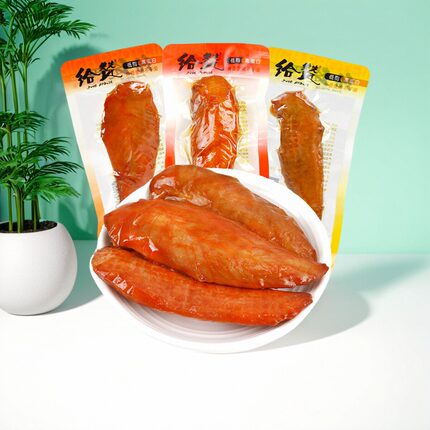 给赞原型鸡胸肉高蛋白低脂肪奥尔良味烧烤味鸡肉类休闲散装零食